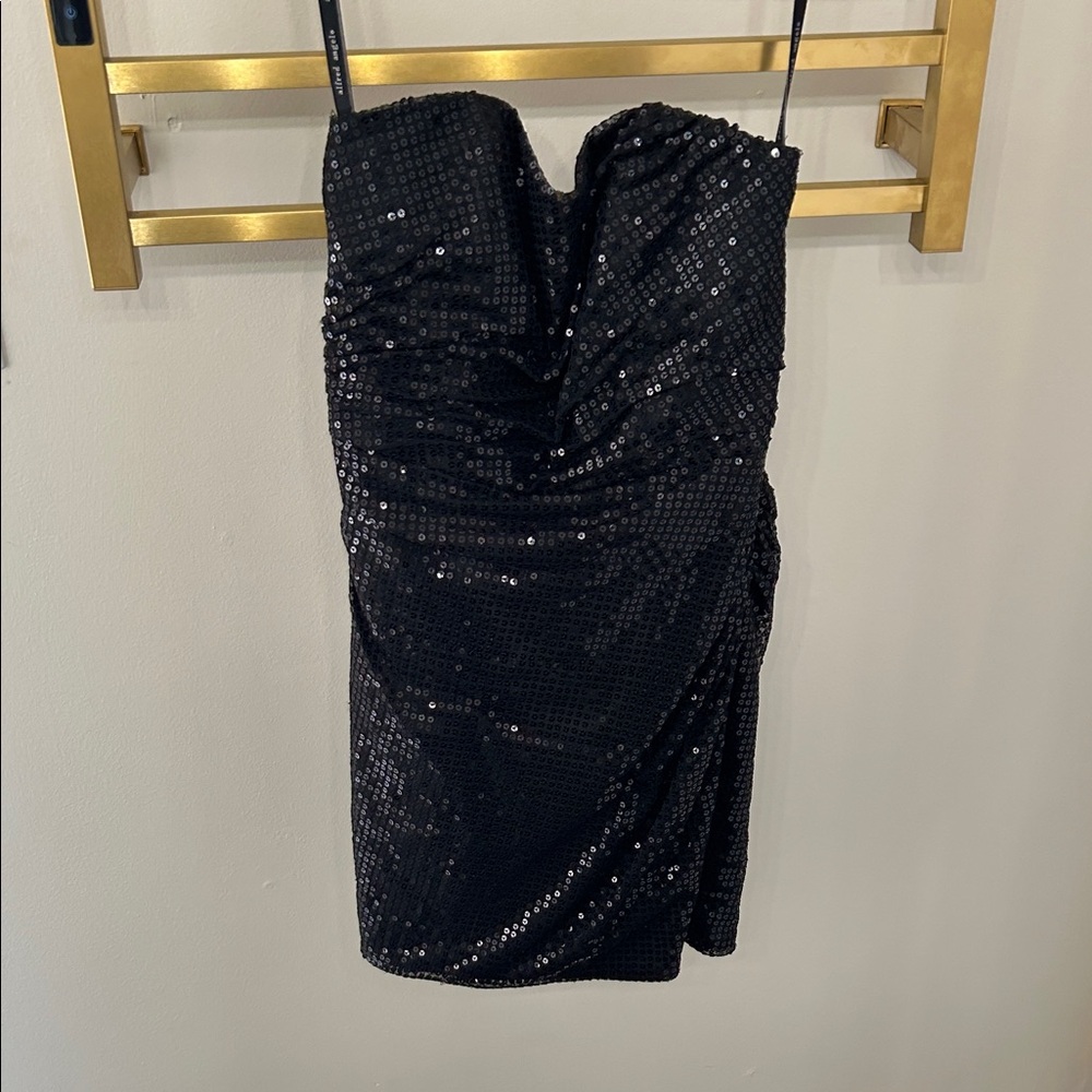 Alfred Angelo Black Sequin Dress